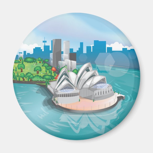 Imã A Casa da Ópera de Sydney (Frente)