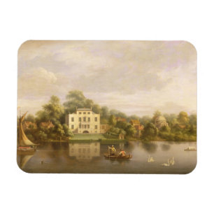Ímã A Casa de campo do papa, Twickenham, c.1765 (óleo