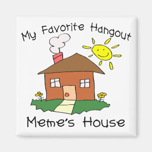 Imã A casa de Meme favorito do lugar frequentado