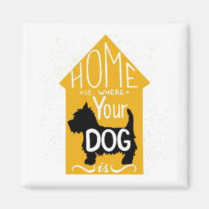 Imã A casa é o lugar onde o cão está