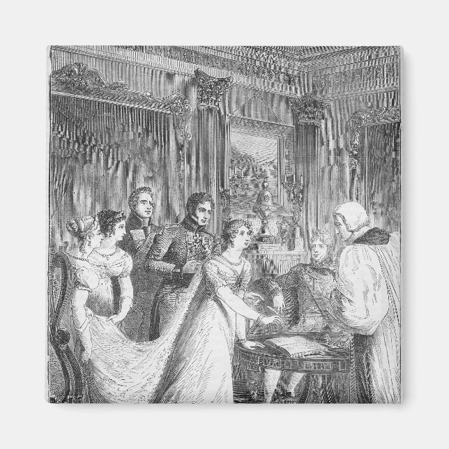 Imã A Casamento da Princesa Charlotte de (Frente)