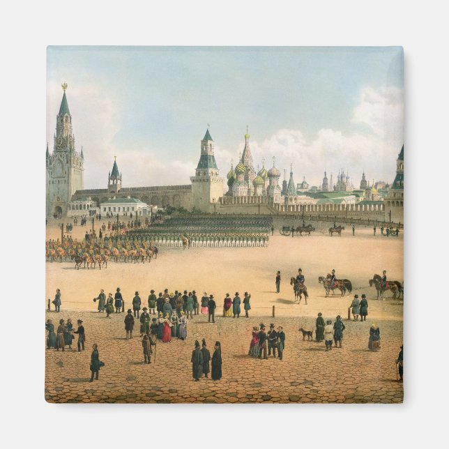 Imã A Catedral de Basil vista do Kremlin, de (Frente)