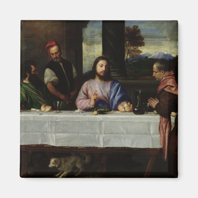 Imã A Ceia em Emmaus, c.1535 (Frente)