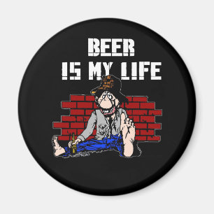 Imã A cerveja é meus ímãs da vida