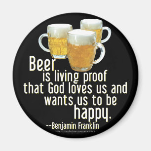 Imã A cerveja é prova (Franklin)