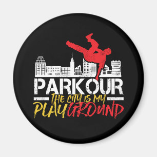 Imã A cidade é o meu Parkour de Playground e Freerunni