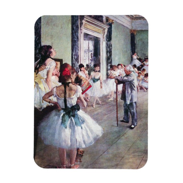 Ímã A classe de dança de Edgar Degas, Arte Balé de Vin (Vertical)