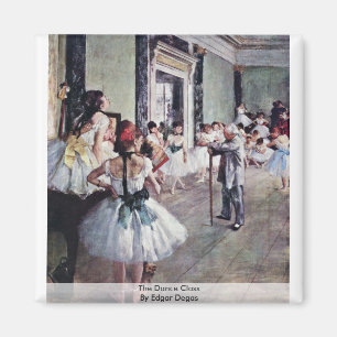 Imã A classe de dança por Edgar Degas