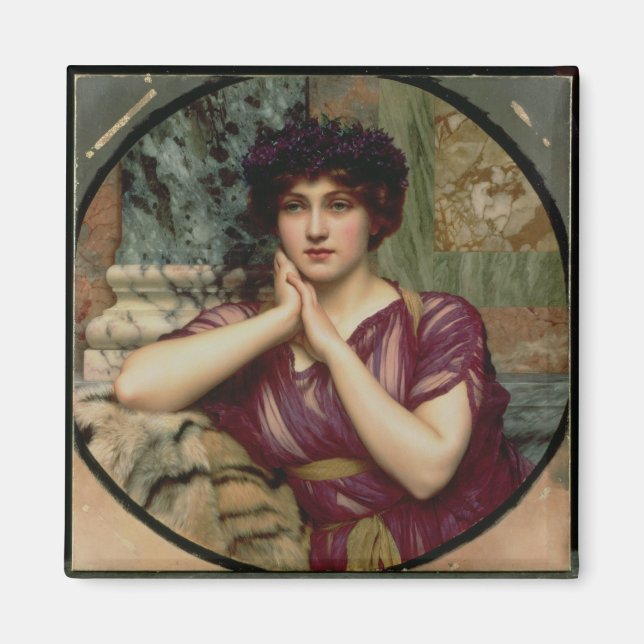 Imã A Classical Beauty, 1901 (óleo na canvas) (Frente)