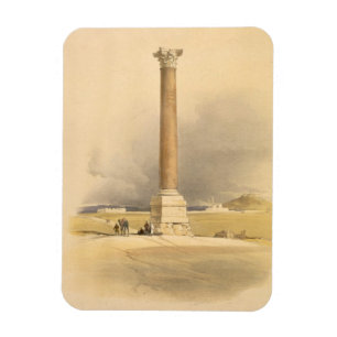 Ímã A coluna de Pompey, Alexandria, de "Egipto e de