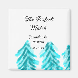 Imã A combinação perfeita do casamento do pinheiro azu