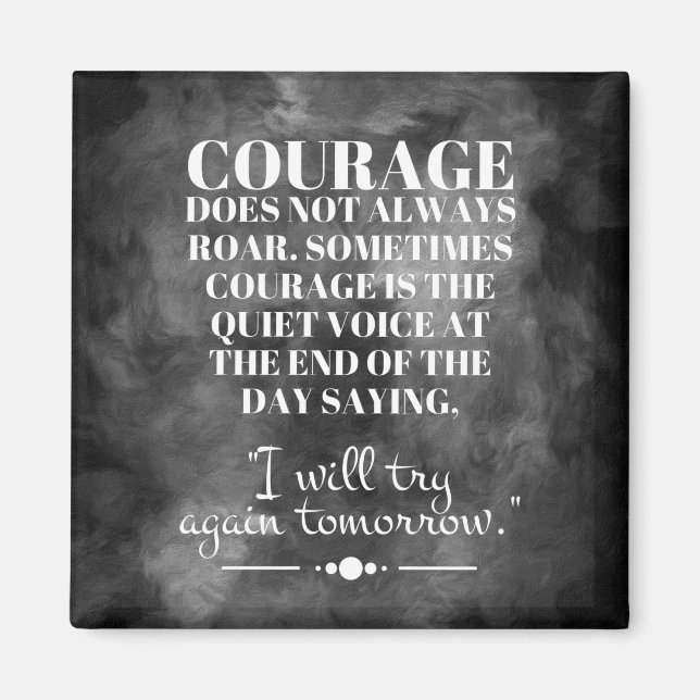 Imã A Coragem Nem Sempre Roda (Frente)