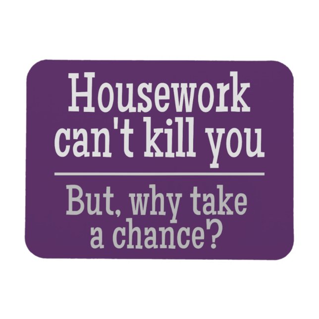 ímã a cores personalizado do HOUSEWORK (Horizontal)