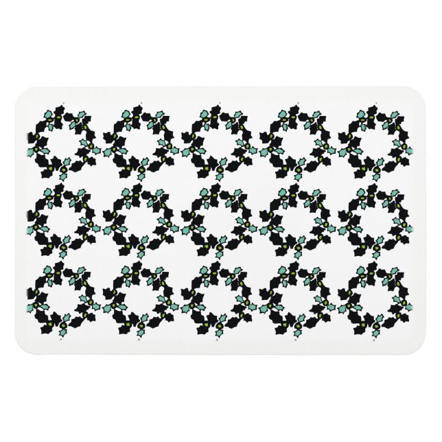 Ímã A coroa de Natal - (Horizontal)