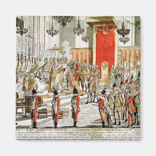 Imã A coroação de Leopold II em Bratislava