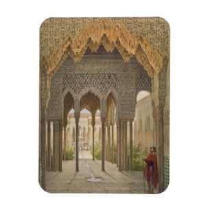 Ímã A corte dos leões, o Alhambra, Granada, 185