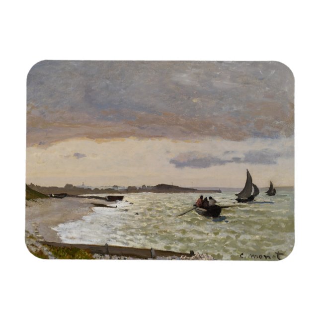 Ímã A costa em Sainte-Adresse, 1864 (Horizontal)