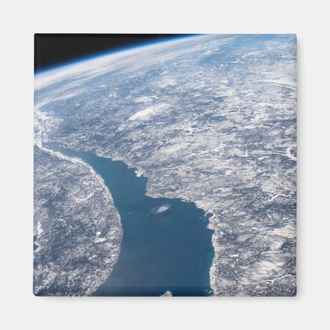 Imã A Cratera Manicouagan E A Rua. (Frente)