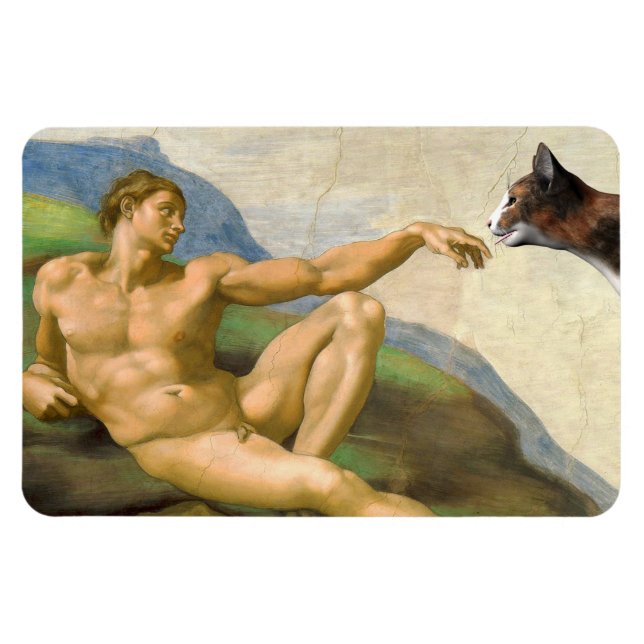 Ímã A Criação De Adam Parody (Horizontal)
