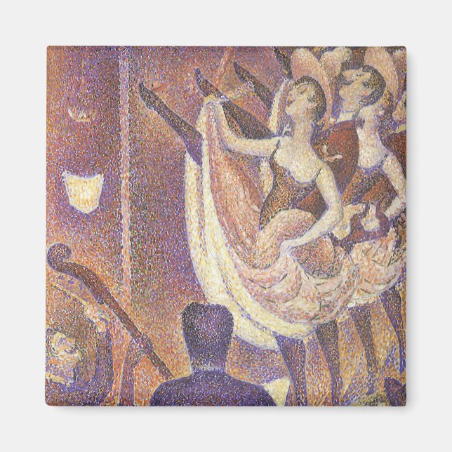 Imã A Dança Can Can, Le Chahut por Georges Seurat (Frente)