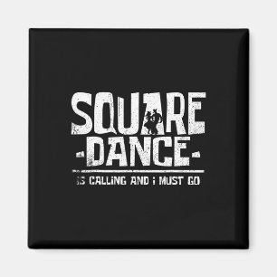 Imã A Dança Quadrada De Dança Quadrada Está Ligando E