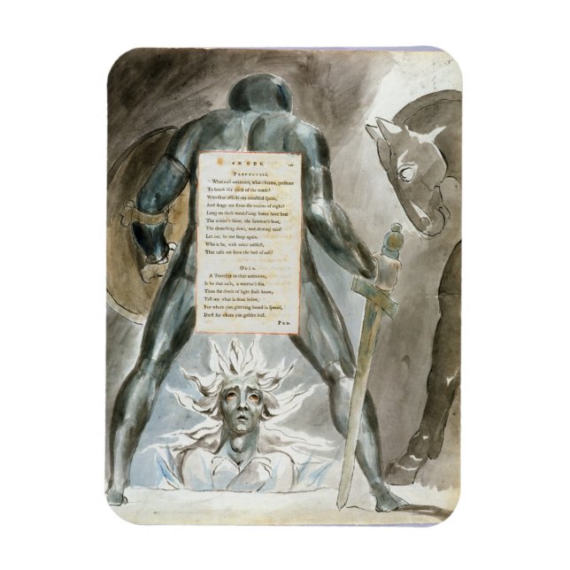 Ímã 'A descida de Odin', design 81 de 'Os Poemas o (Vertical)