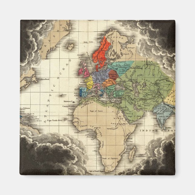 Imã A descoberta da América 1498 AD (Frente)