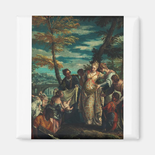 Imã A Descoberta de Moisés por Veronese Arte Fina (Frente)
