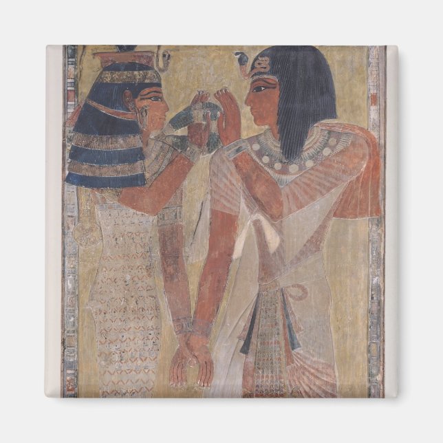 Imã A Deusa Hathor colocando a coleira mágica (Frente)