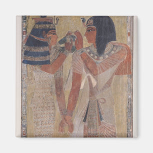 Imã A deusa Hathor que coloca o colar mágico