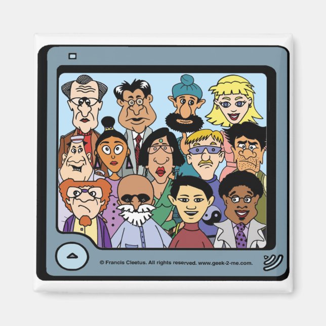 Imã A diversidade é um íman Legal (Frente)