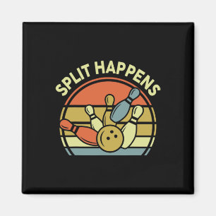 Imã A Divisão Acontece Com A Boliche Engraçada Pai Vin