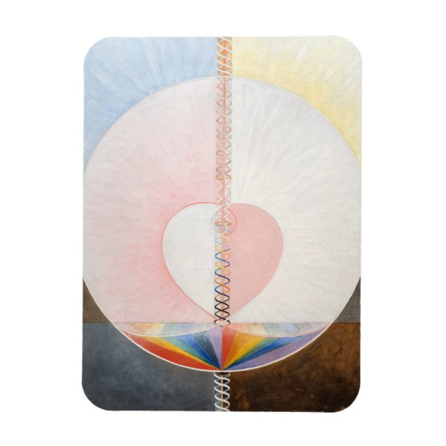 Ímã A Dove, nº 1, Hilma af Klint, Heart (Vertical)