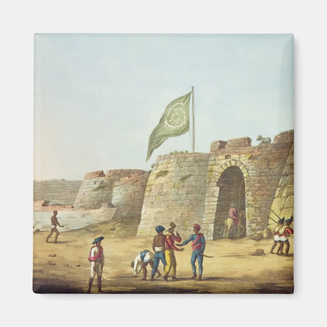 Imã A Entrada Norte na Forte de Bangalore, Pla (Frente)