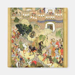 Imã A entrada triunfante de Akbar do imperador em