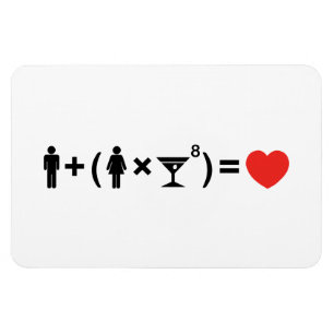 Ímã A equação do amor para mulheres
