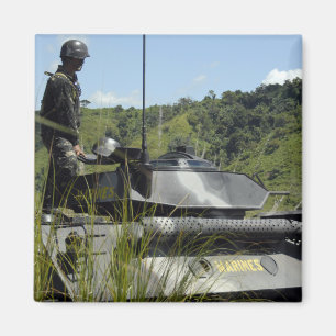 Imã A equipe de aterragem de batalhão marinha filipin