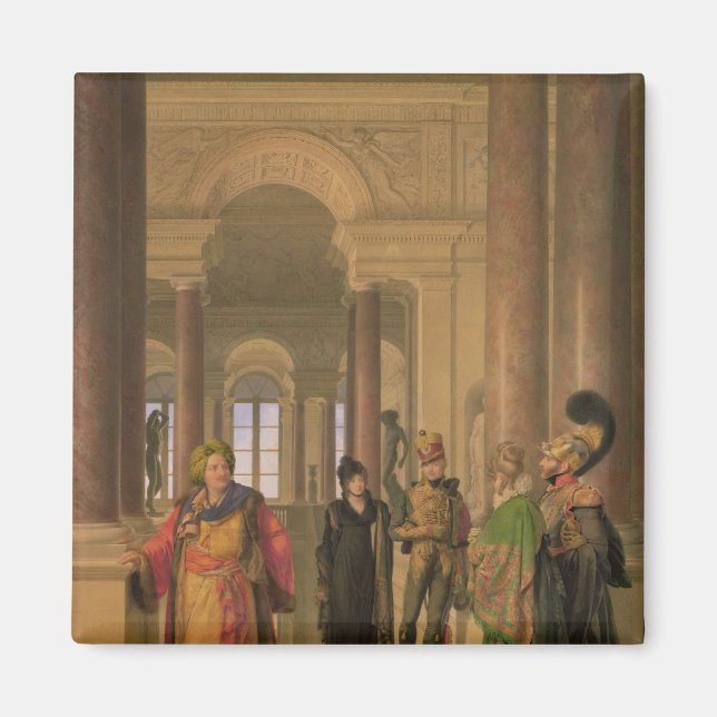Imã A Escadaria Principal do Louvre, 1817 (Frente)