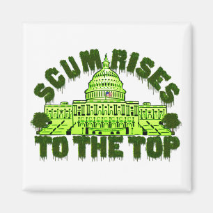 Imã A Escória Sobe Para O Magnet Superior