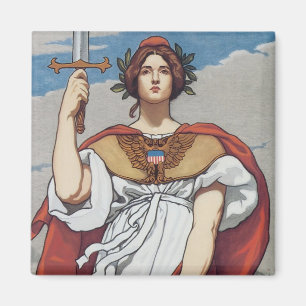 Imã A espada é desenhada, o Marinho a protege