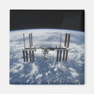 Imã A estação espacial internacional na órbita