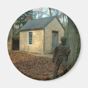 Imã A estátua e a cabine de Thoreau