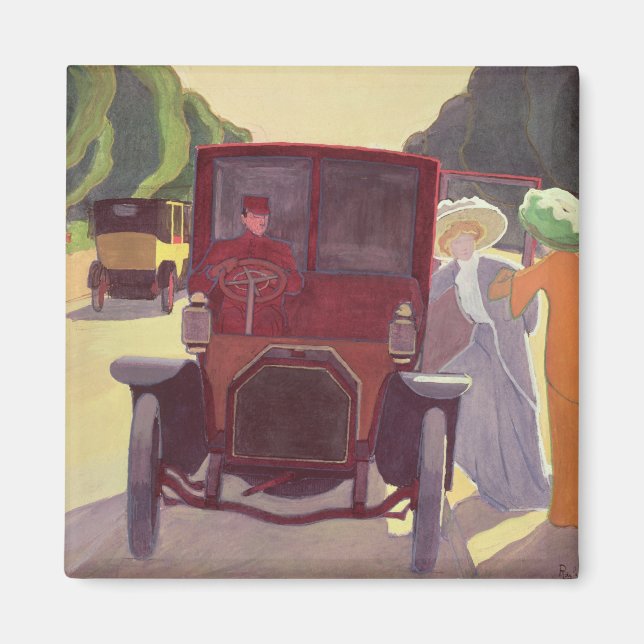 Imã A estrada com Acacias, 1908 (Frente)