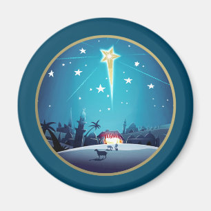 Imã A Estrela de Belém. Magnetos para presentes de Na