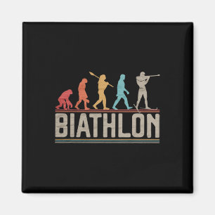 Imã A Evolução Do Alvo De Biatlo Atirar Na Pele Xc