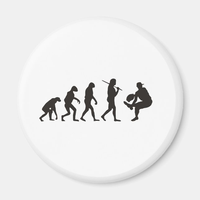 Imã A Evolução Do Baseball Pitcher (Frente)