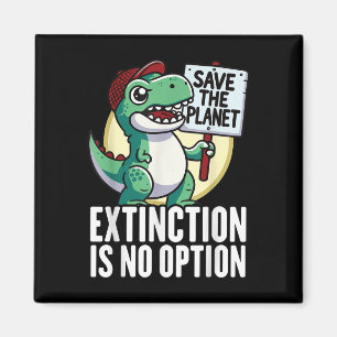 Imã A Extinção Não É Uma Opção Pro Ambiental Dinossaur