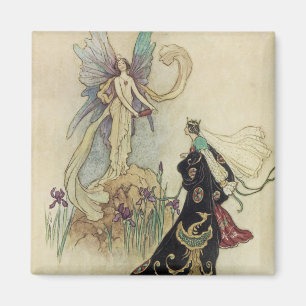 Imã A Fada Dali Deu Boas-Vindas A Sua Majestade