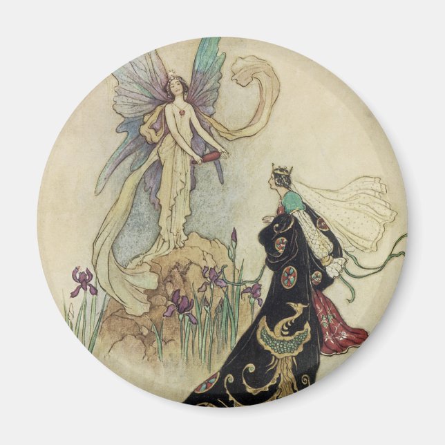 Imã A Fada Dali Deu Boas-Vindas A Sua Majestade (Frente)