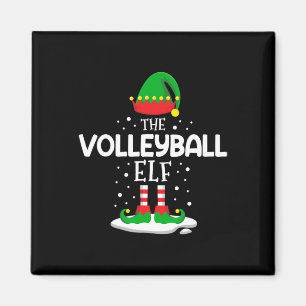 Imã A Família De Natal Do Elf De Voleibol Corresponden